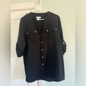 Calvin Klein black blouse